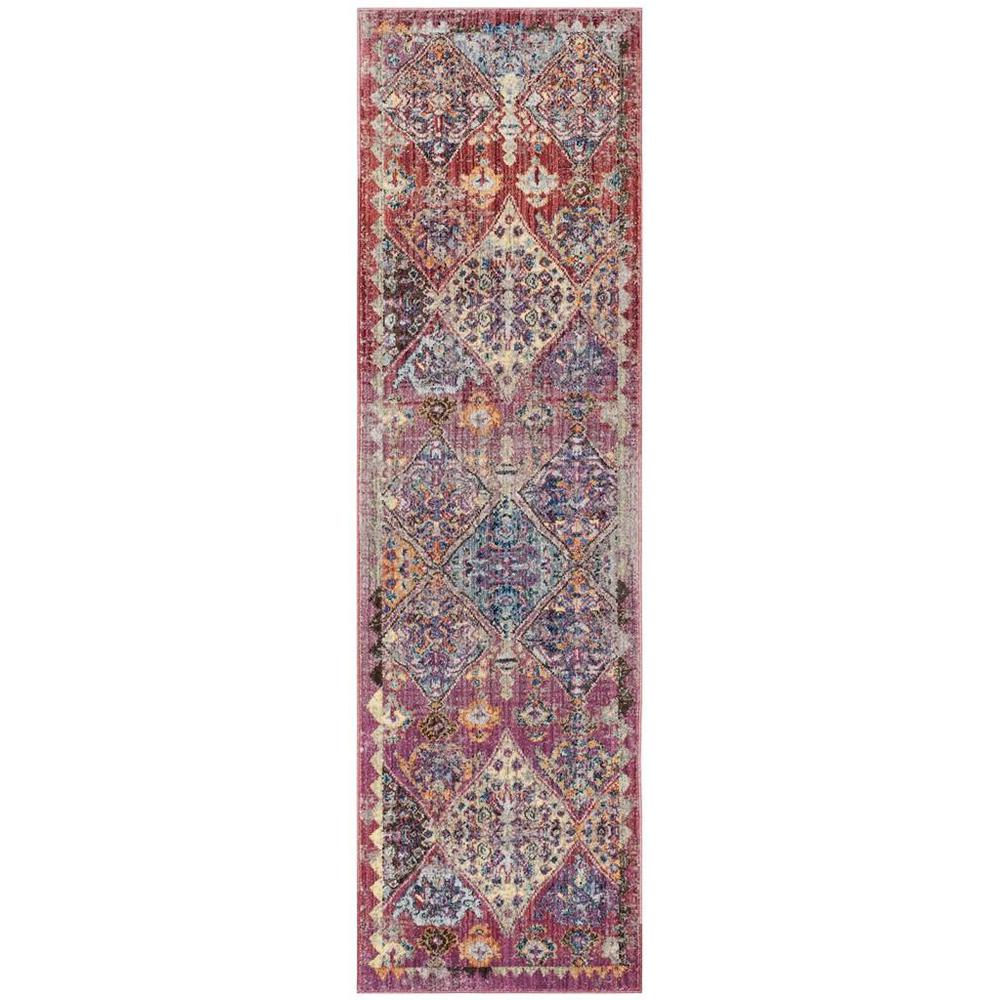 BRISTOL, ROSE / MULTI, 2'-3" X 8', Area Rug