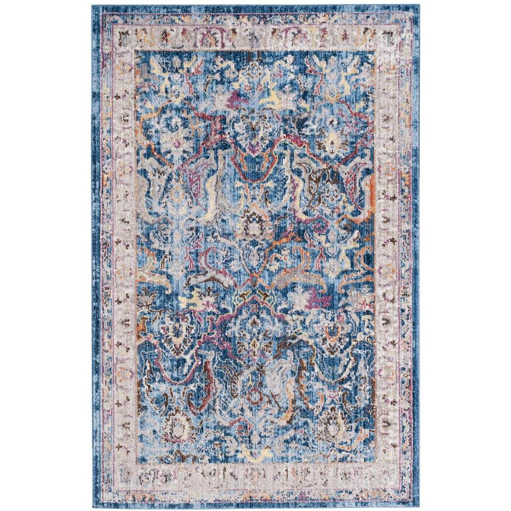 BRISTOL, BLUE / LIGHT GREY, 4' X 6', Area Rug, BTL357C-4