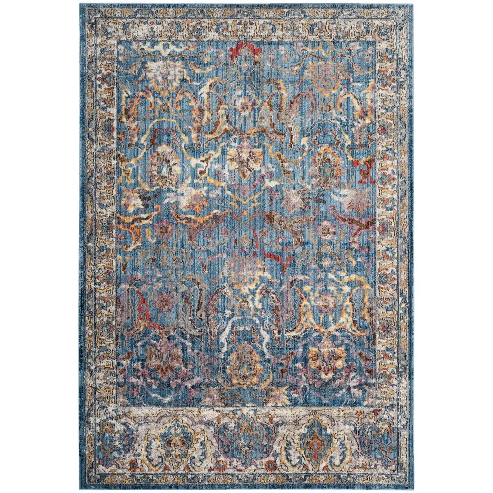 BRISTOL, BLUE / LIGHT GREY, 5'-1" X 7'-6", Area Rug, BTL357C-5