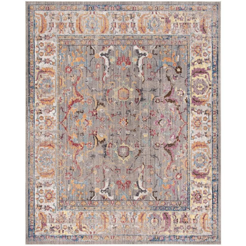 BRISTOL, GREY / LIGHT GREY, 8' X 10', Area Rug