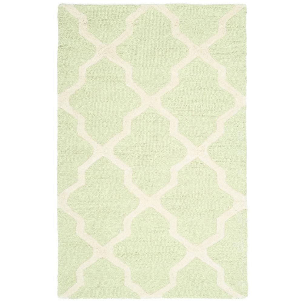 CAMBRIDGE, LIGHT GREEN / IVORY, 2'-6" X 10', Area Rug, CAM121B-210