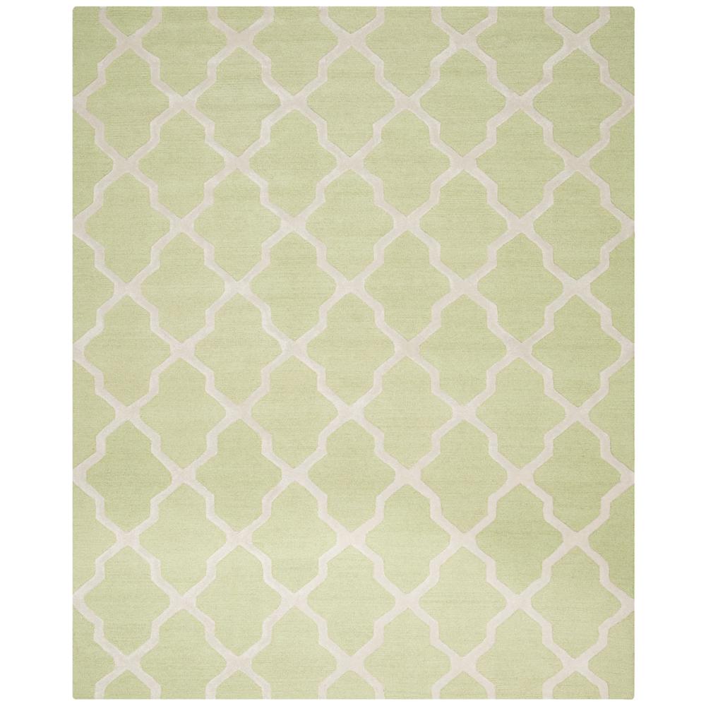 CAMBRIDGE, LIGHT GREEN / IVORY, 8' X 10', Area Rug, CAM121B-8