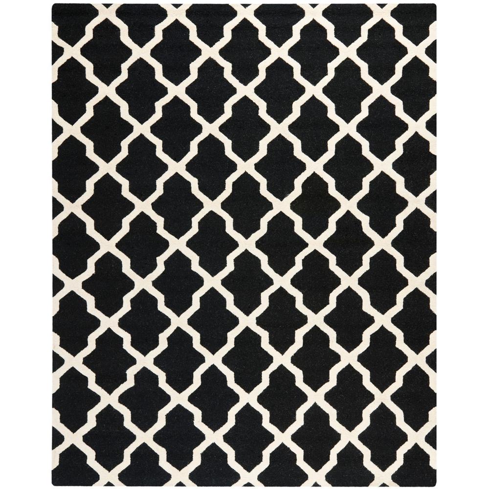 CAMBRIDGE, BLACK / IVORY, 10' X 14', Area Rug, CAM121E-10