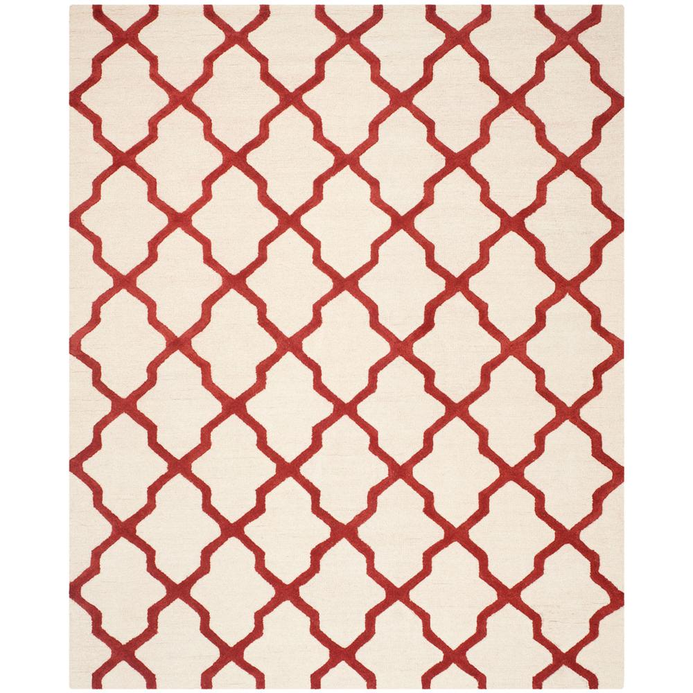 CAMBRIDGE, IVORY / RUST, 11'-6" X 16', Area Rug
