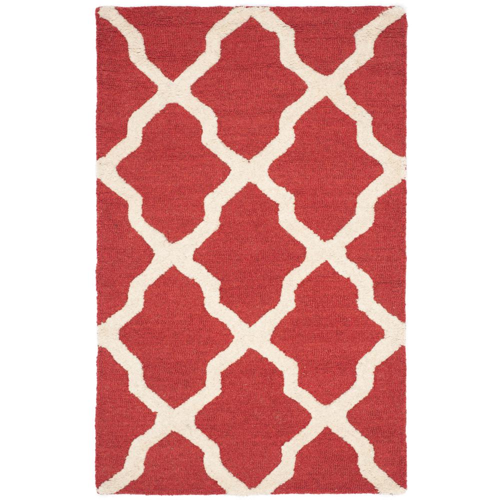 CAMBRIDGE, RUST / IVORY, 2'-6" X 4', Area Rug, CAM121L-24