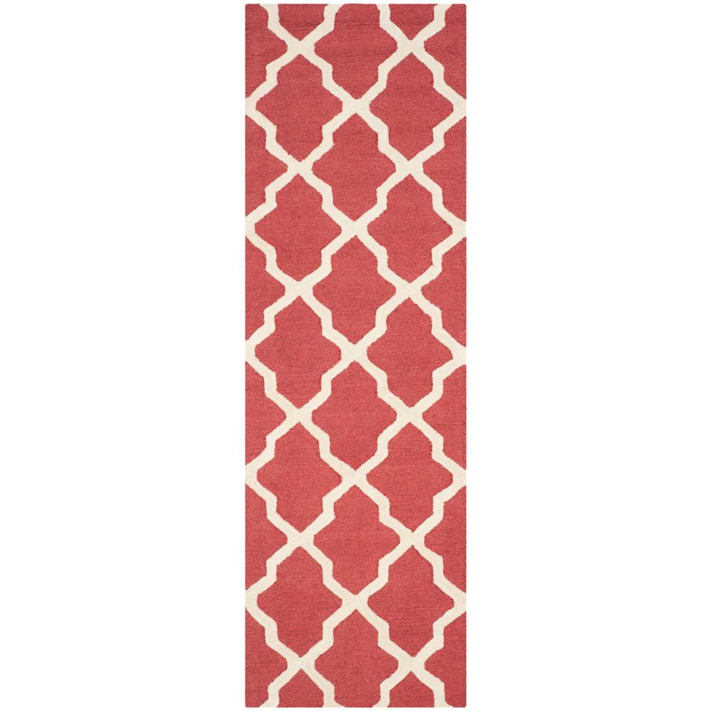 CAMBRIDGE, RUST / IVORY, 2'-6" X 8', Area Rug, CAM121L-28
