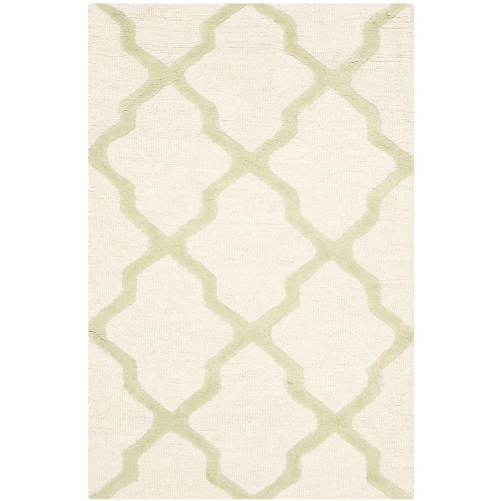 CAMBRIDGE, IVORY / LIGHT GREEN, 2'-6" X 4', Area Rug, CAM121N-24