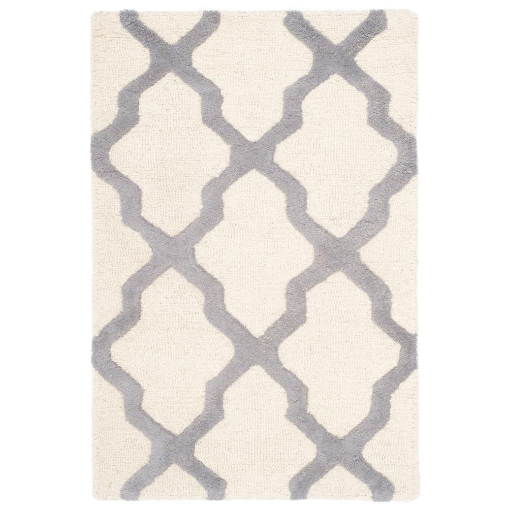 CAMBRIDGE, IVORY / SILVER, 2' X 3', Area Rug, CAM121Y-2