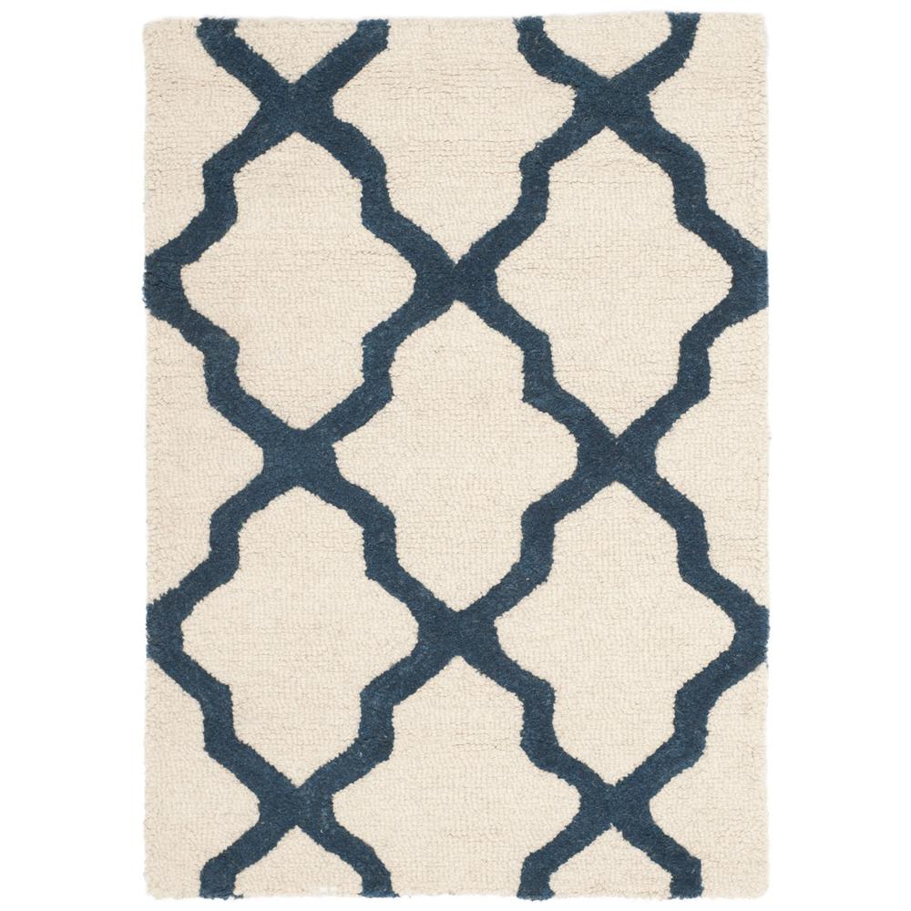 CAMBRIDGE, IVORY / NAVY, 2' X 3', Area Rug, CAM121Z-2