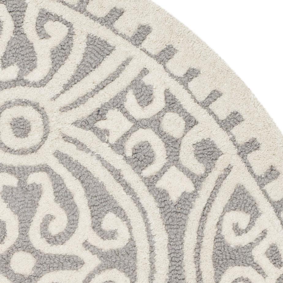 CAMBRIDGE, SILVER / IVORY, 4' X 6', Area Rug, CAM123D-4