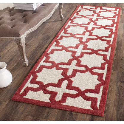 CAMBRIDGE, IVORY / RUST, 2'-6" X 8', Area Rug, CAM125I-28