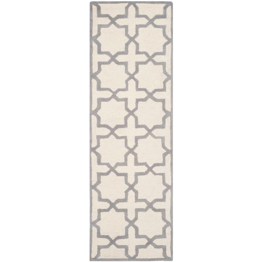CAMBRIDGE, IVORY / SILVER, 2'-6" X 8', Area Rug, CAM125Y-28