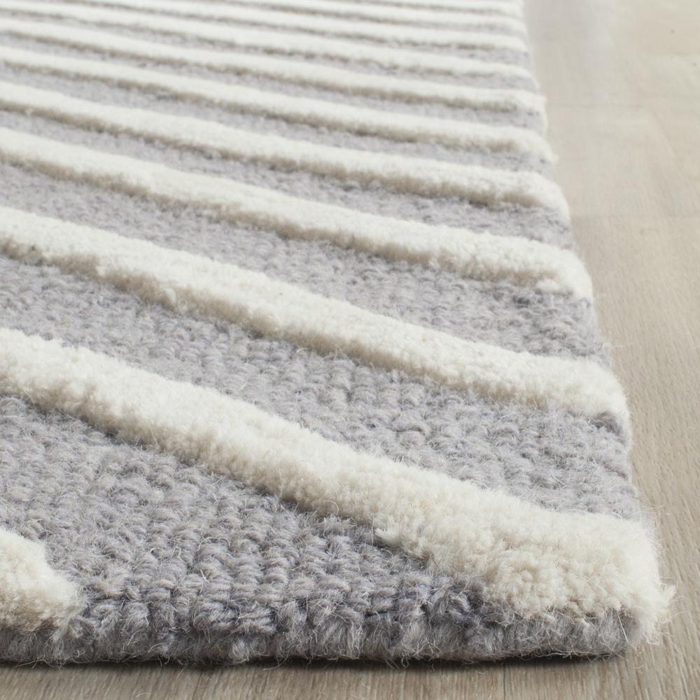 CAMBRIDGE, SILVER / IVORY, 5' X 8', Area Rug, CAM129D-5