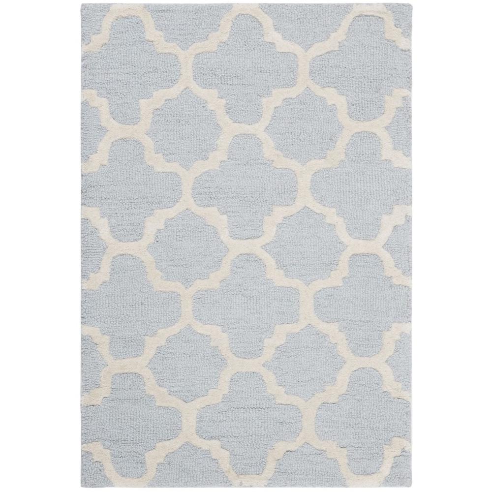 CAMBRIDGE, LIGHT BLUE / IVORY, 2' X 3', Area Rug, CAM130A-2