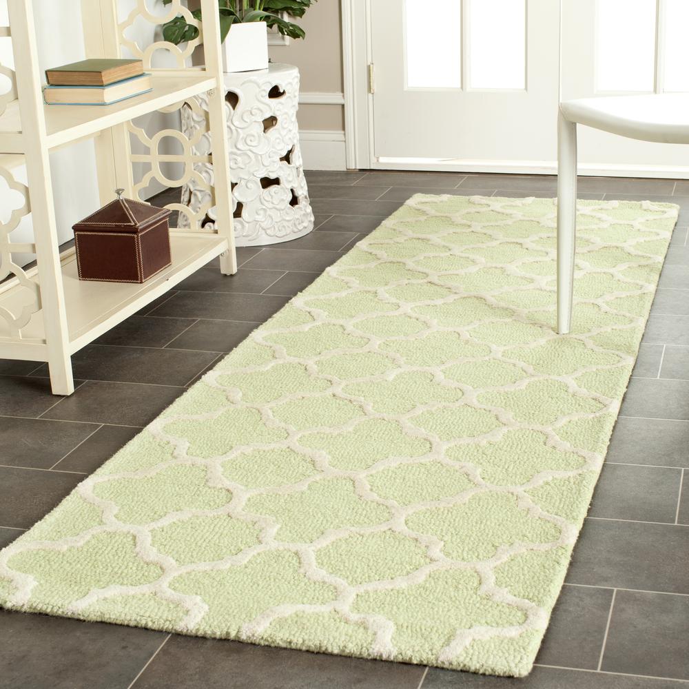 CAMBRIDGE, LIGHT GREEN / IVORY, 2' X 3', Area Rug, CAM130B-2