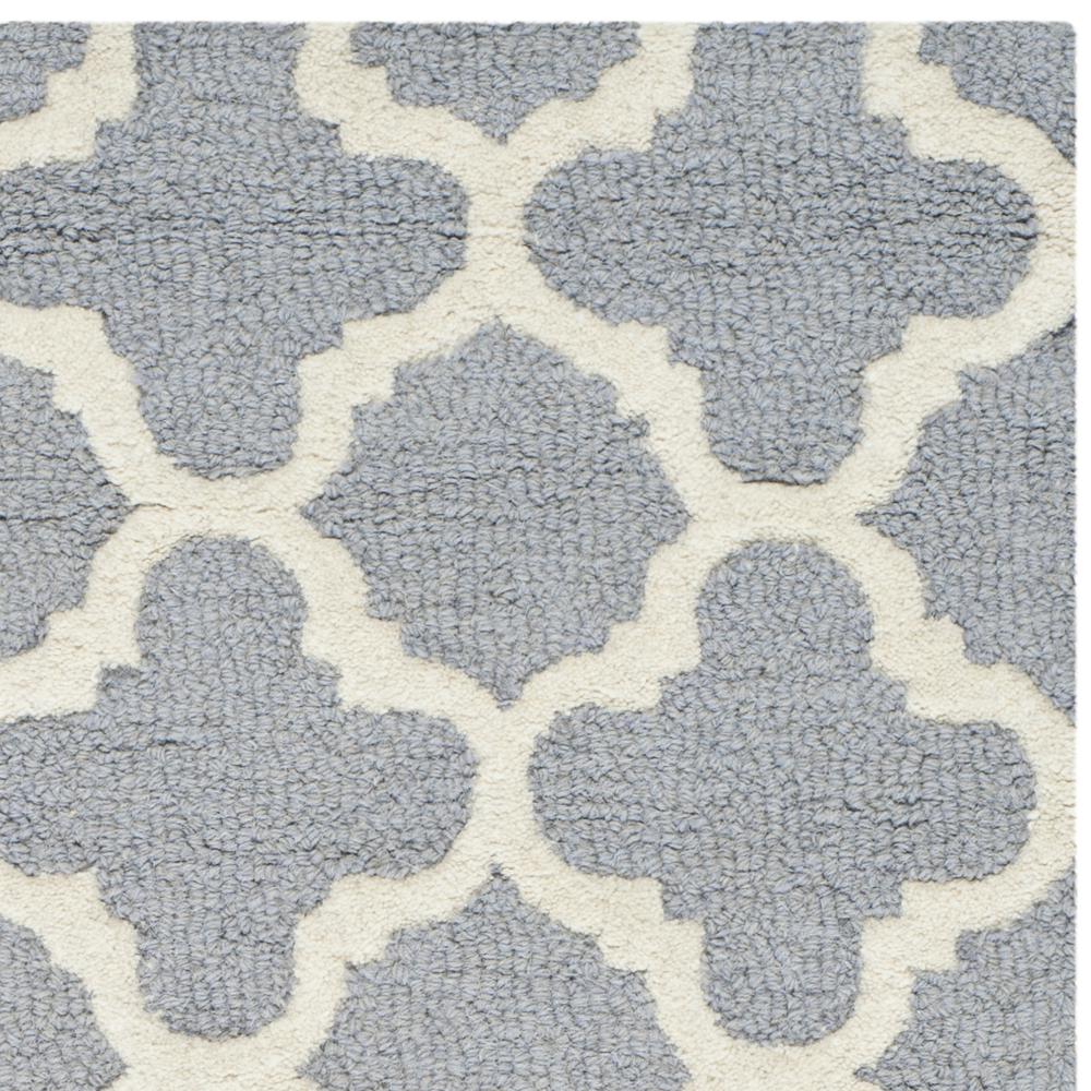 CAMBRIDGE, SILVER / IVORY, 3' X 5', Area Rug, CAM130D-3