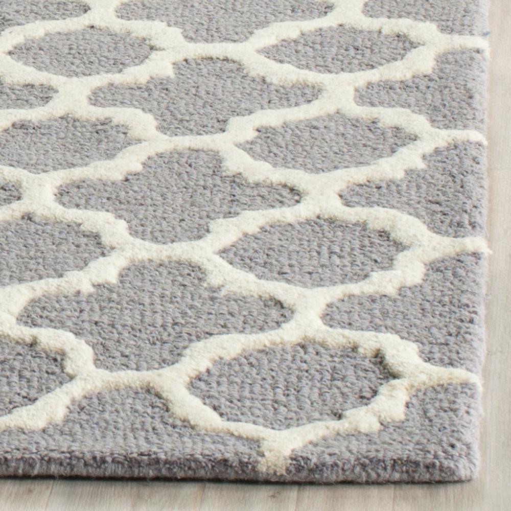 CAMBRIDGE, SILVER / IVORY, 6' X 9', Area Rug, CAM130D-6