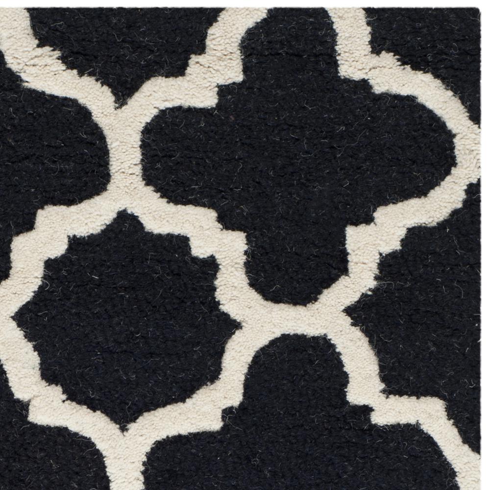 CAMBRIDGE, BLACK / IVORY, 2' X 3', Area Rug, CAM130E-2