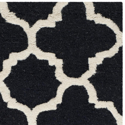CAMBRIDGE, BLACK / IVORY, 2' X 3', Area Rug, CAM130E-2