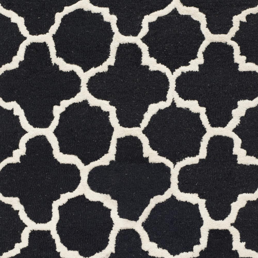 CAMBRIDGE, BLACK / IVORY, 2' X 3', Area Rug, CAM130E-2