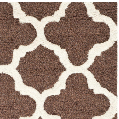 CAMBRIDGE, DARK BROWN / IVORY, 2' X 3', Area Rug, CAM130H-2