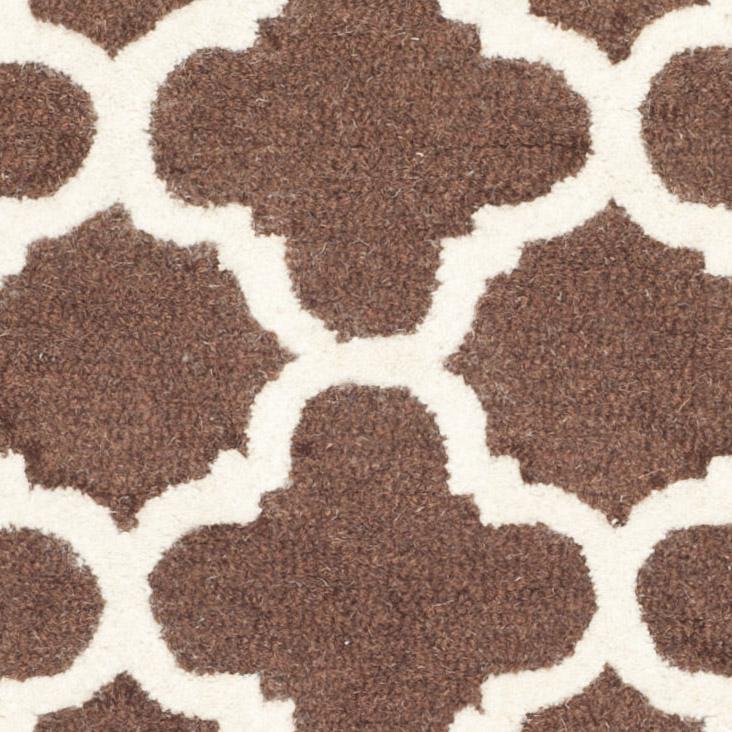 CAMBRIDGE, DARK BROWN / IVORY, 2' X 3', Area Rug, CAM130H-2