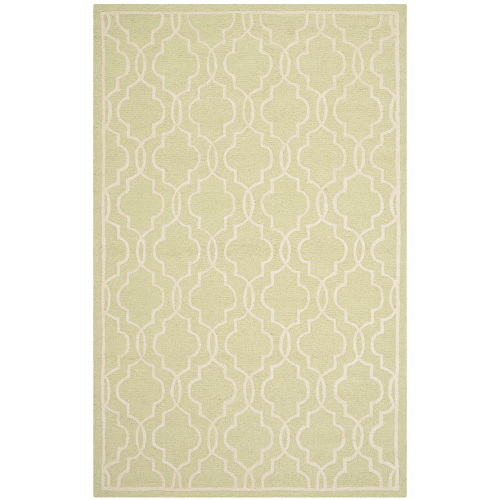 CAMBRIDGE, LIGHT GREEN / IVORY, 4' X 6', Area Rug, CAM131B-4