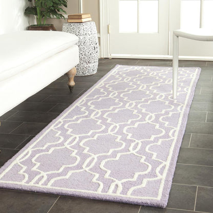 CAMBRIDGE, LAVANDER / IVORY, 2' X 3', Area Rug, CAM131C-2