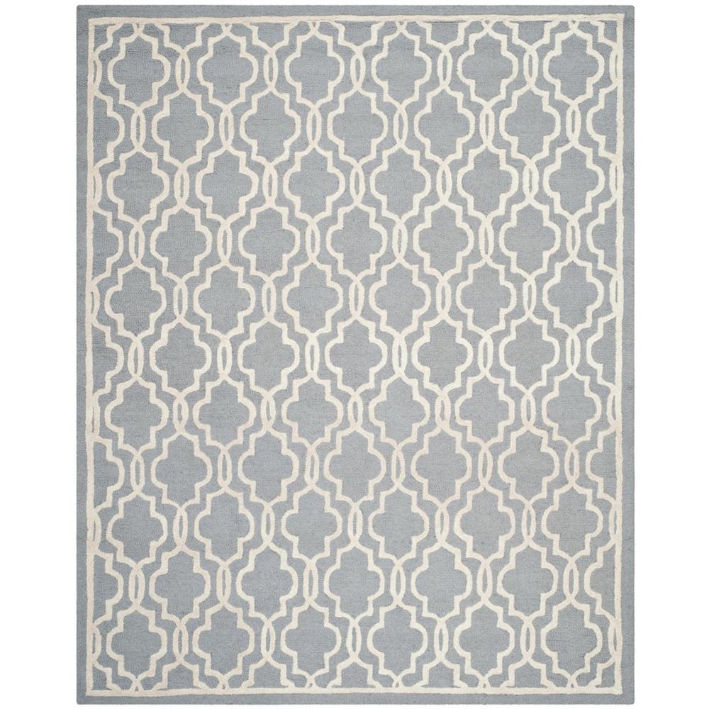 CAMBRIDGE, SILVER / IVORY, 10' X 14', Area Rug, CAM131D-10