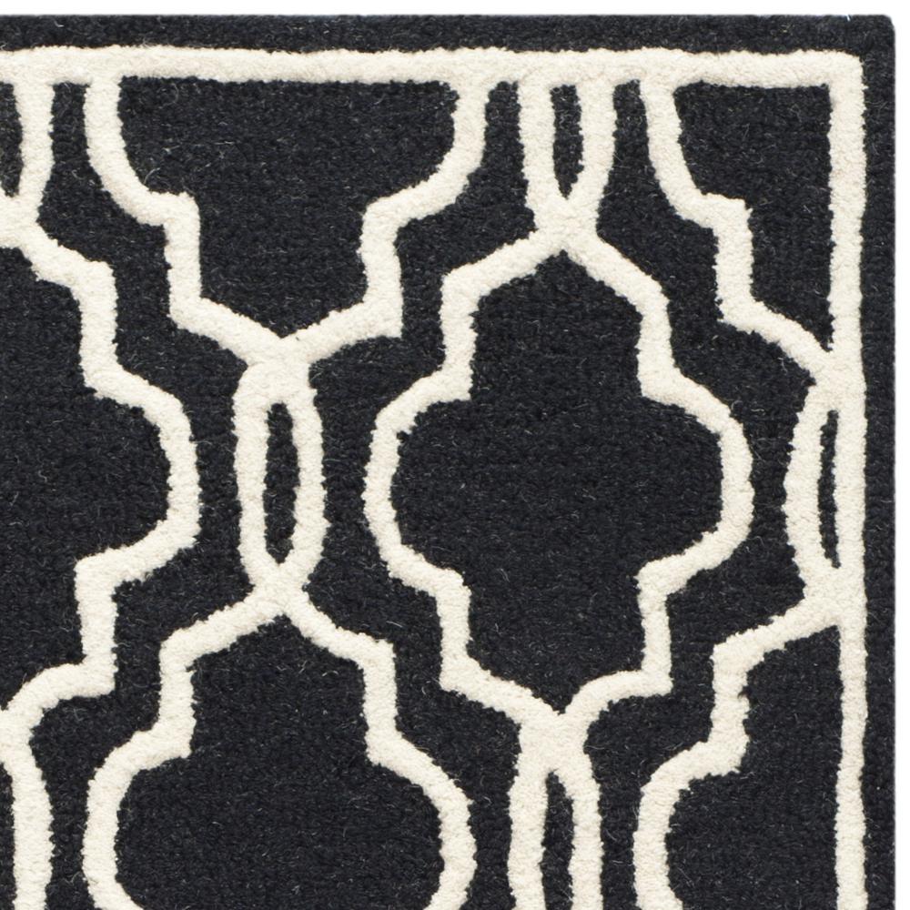 CAMBRIDGE, BLACK / IVORY, 2' X 3', Area Rug, CAM131E-2