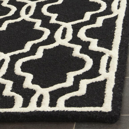 CAMBRIDGE, BLACK / IVORY, 2' X 3', Area Rug, CAM131E-2