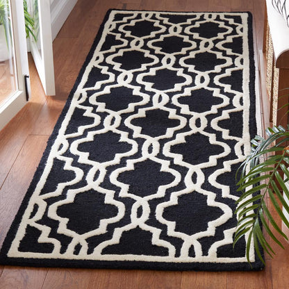 CAMBRIDGE, BLACK / IVORY, 2' X 3', Area Rug, CAM131E-2
