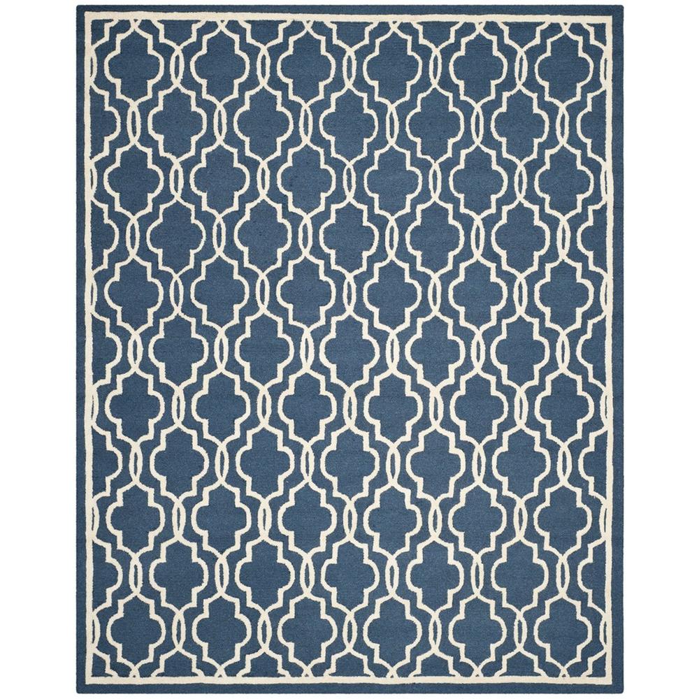 CAMBRIDGE, NAVY / IVORY, 10' X 14', Area Rug, CAM131G-10