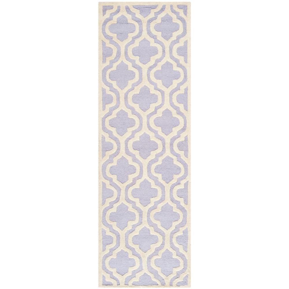 CAMBRIDGE, LAVANDER / IVORY, 2'-6" X 8', Area Rug, CAM132C-28