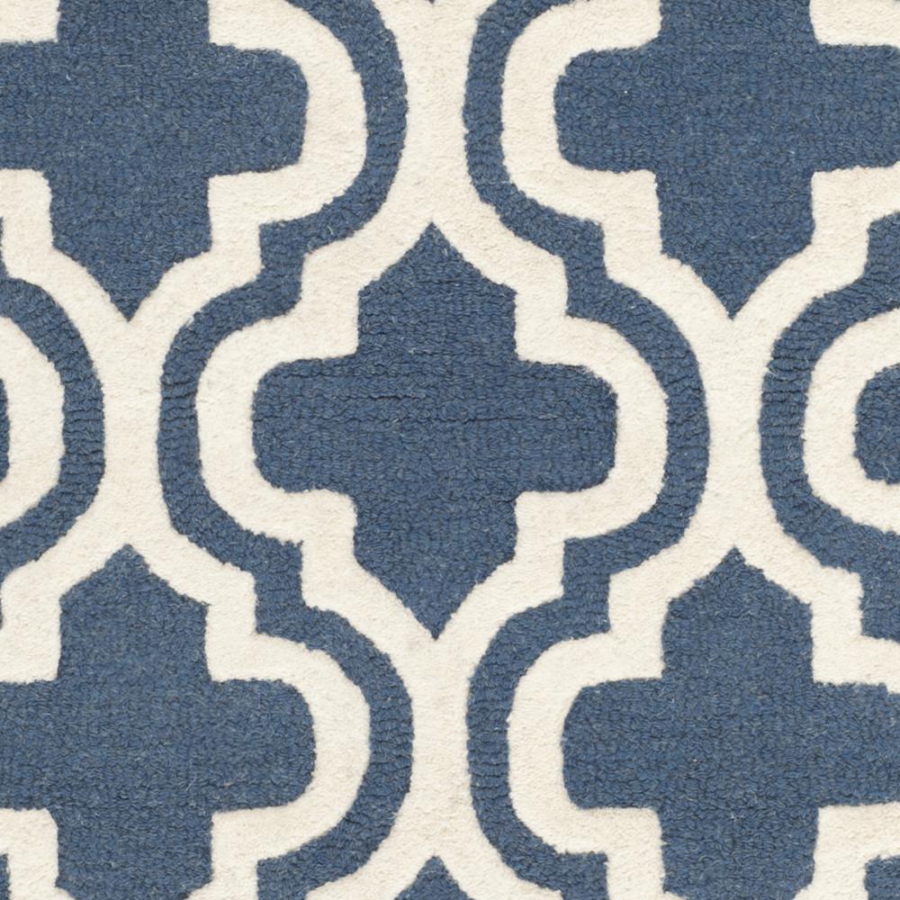 CAMBRIDGE, NAVY / IVORY, 5' X 8', Area Rug, CAM132G-5