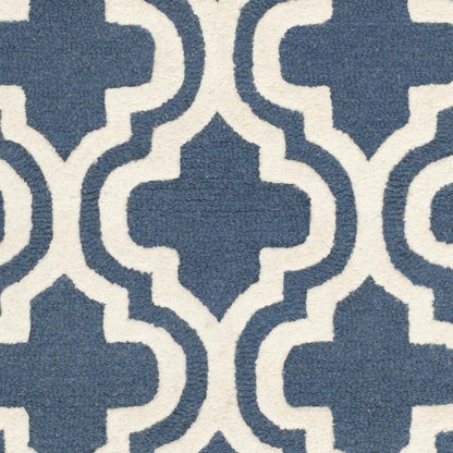 CAMBRIDGE, NAVY / IVORY, 5' X 8', Area Rug, CAM132G-5