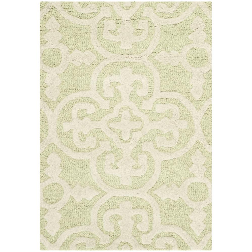CAMBRIDGE, LIGHT GREEN / IVORY, 2' X 3', Area Rug, CAM133B-2