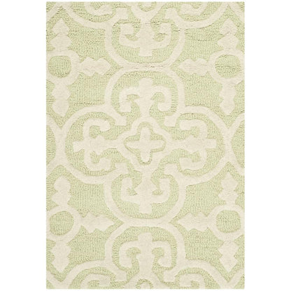 CAMBRIDGE, LIGHT GREEN / IVORY, 2' X 3', Area Rug, CAM133B-2
