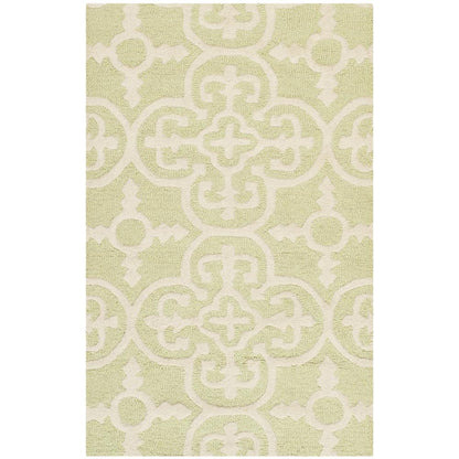 CAMBRIDGE, LIGHT GREEN / IVORY, 2' X 3', Area Rug, CAM133B-2