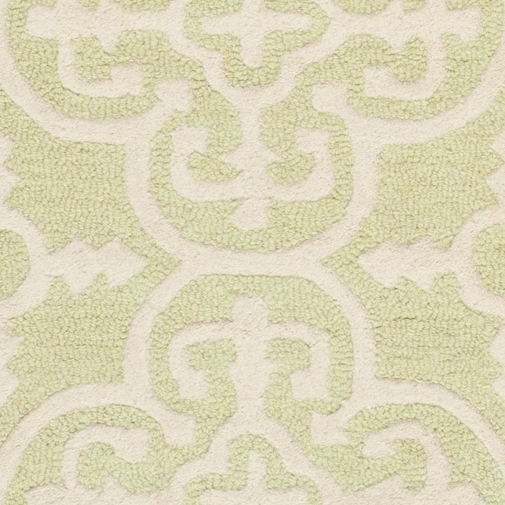 CAMBRIDGE, LIGHT GREEN / IVORY, 2' X 3', Area Rug, CAM133B-2