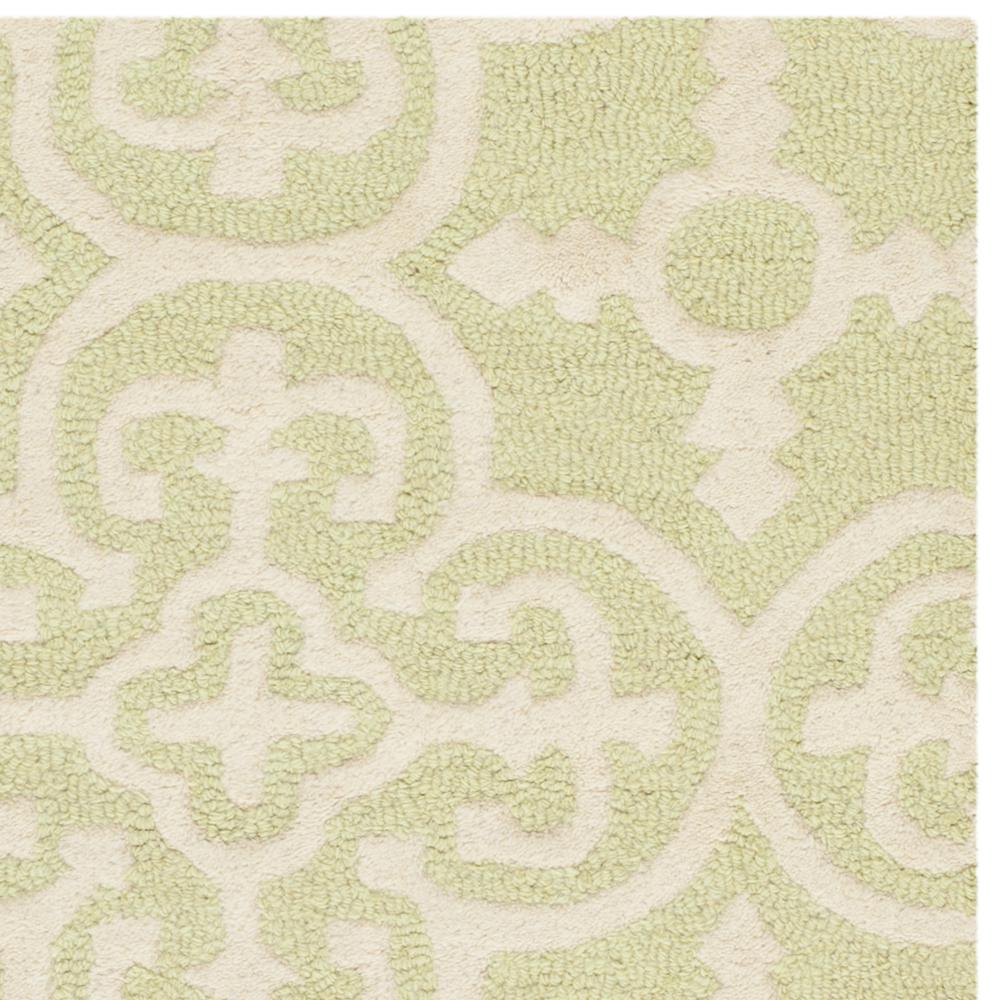 CAMBRIDGE, LIGHT GREEN / IVORY, 2' X 3', Area Rug, CAM133B-2