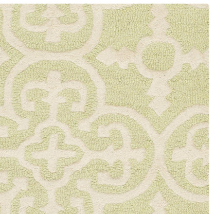 CAMBRIDGE, LIGHT GREEN / IVORY, 2' X 3', Area Rug, CAM133B-2