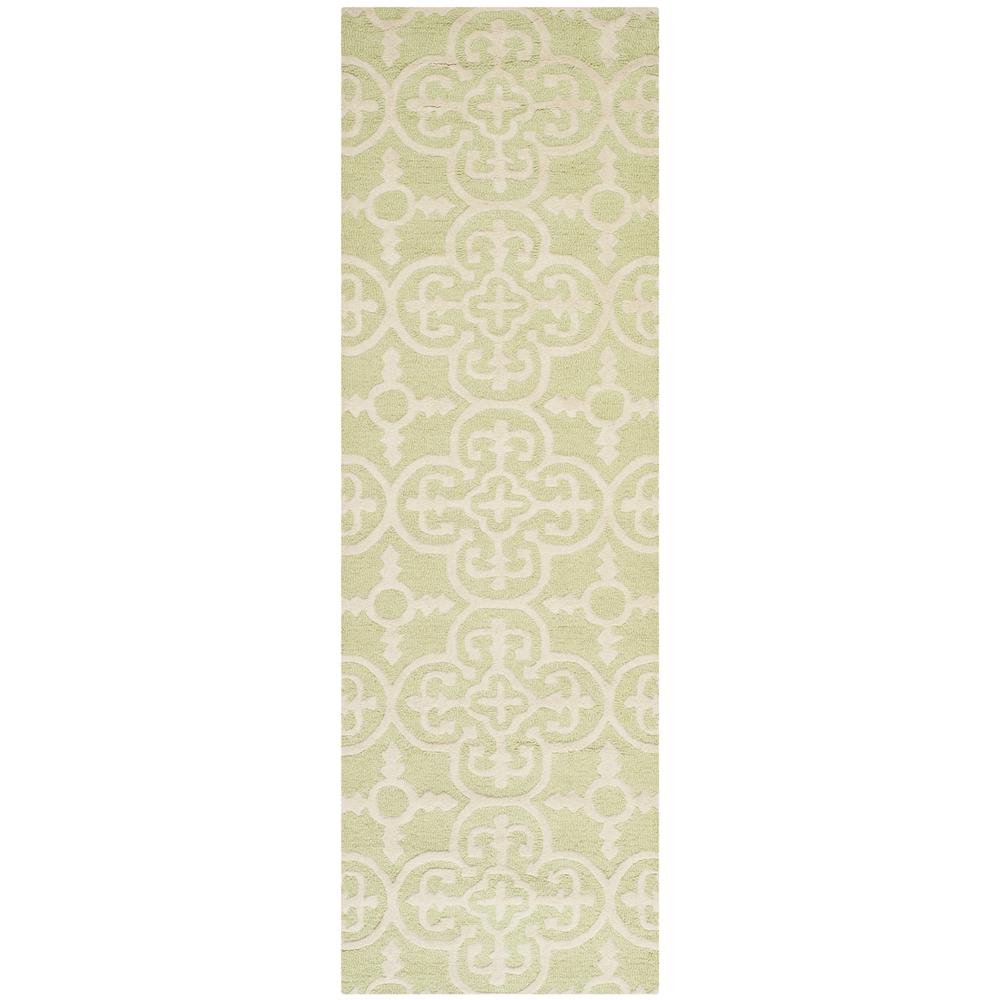 CAMBRIDGE, LIGHT GREEN / IVORY, 2' X 3', Area Rug, CAM133B-2