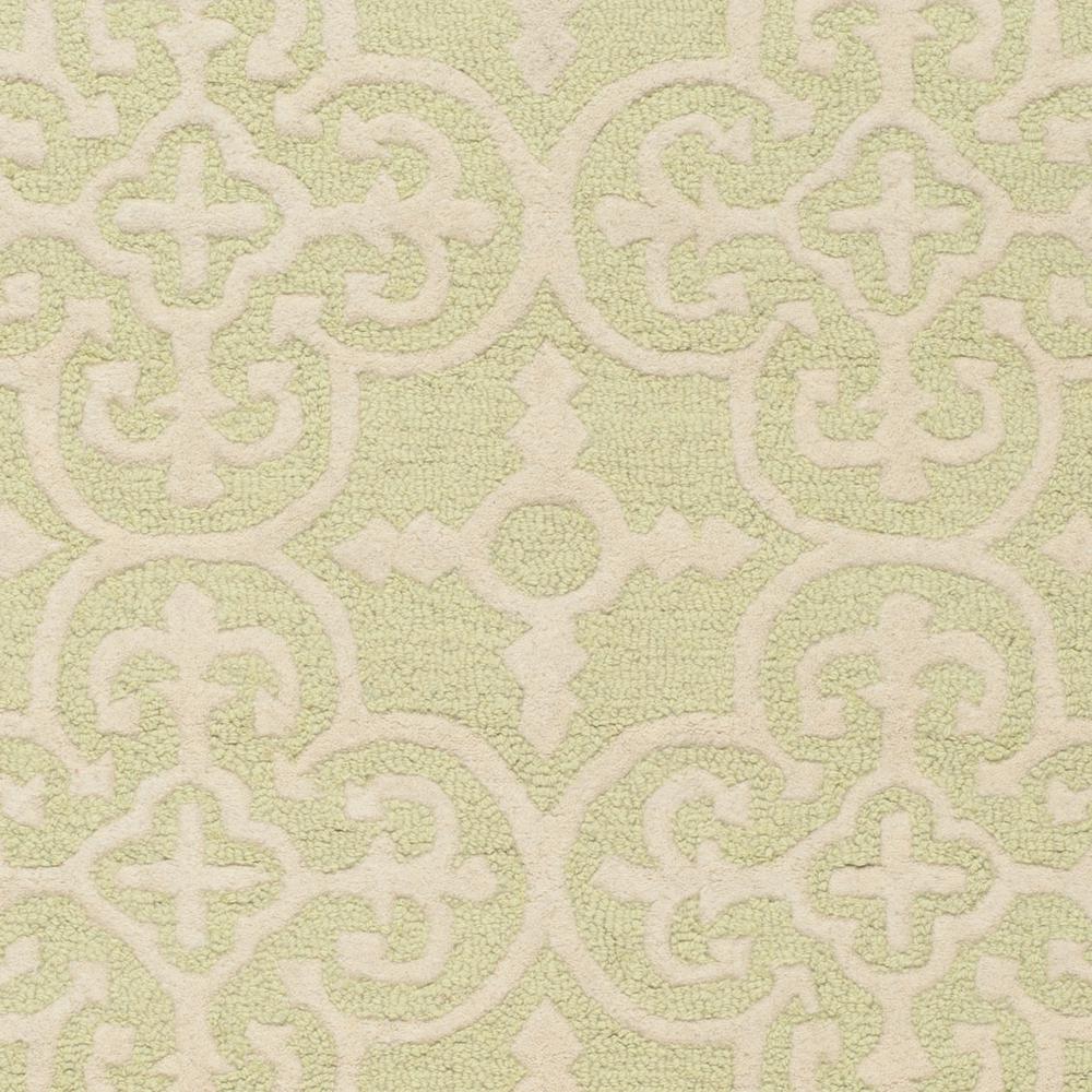 CAMBRIDGE, LIGHT GREEN / IVORY, 5' X 8', Area Rug, CAM133B-5