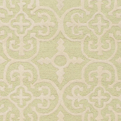 CAMBRIDGE, LIGHT GREEN / IVORY, 5' X 8', Area Rug, CAM133B-5
