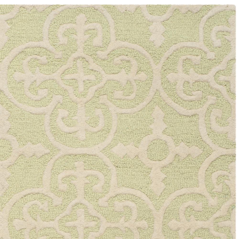 CAMBRIDGE, LIGHT GREEN / IVORY, 5' X 8', Area Rug, CAM133B-5