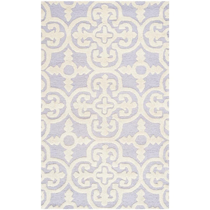 CAMBRIDGE, LAVANDER / IVORY, 3' X 5', Area Rug, CAM133C-3
