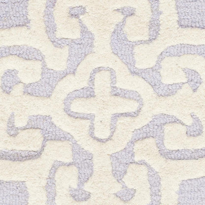 CAMBRIDGE, LAVANDER / IVORY, 3' X 5', Area Rug, CAM133C-3