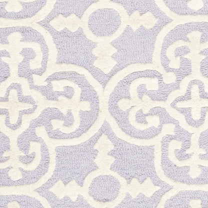 CAMBRIDGE, LAVANDER / IVORY, 5' X 8', Area Rug, CAM133C-5