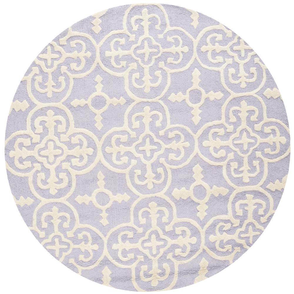 CAMBRIDGE, LAVANDER / IVORY, 6' X 9', Area Rug, CAM133C-6